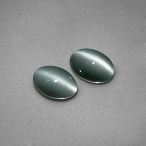 Achetez naturel ct vert chrysoberyl cat's eye gems, coupe ovale, en provenance sri lanka (ceylan) chez gemselect. en stock, livraison internationale!