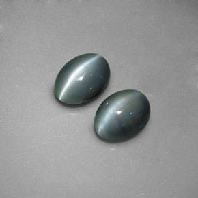 Achetez naturel ct vert chrysoberyl cat's eye gems, coupe ovale, en provenance sri lanka (ceylan) chez gemselect. en stock, livraison internationale!