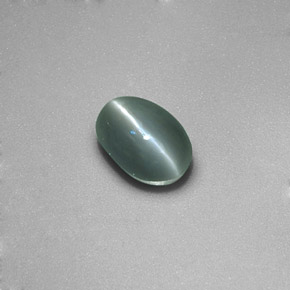 Chrysoberyl cat's eye vert naturelle transparent, 0,86 ct, transparent / translucide