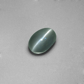 Chrysoberyl cat's eye vert naturelle transparent, 0,86 ct, transparent / translucide