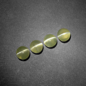 Achetez naturel ct vert chrysoberyl cat's eye gems, transparent, en provenance inde chez gemselect. en stock, livraison internationale!