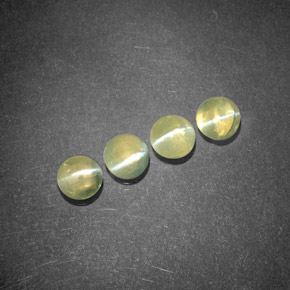 Achetez naturel ct vert chrysoberyl cat's eye gems, transparent, en provenance inde chez gemselect. en stock, livraison internationale!
