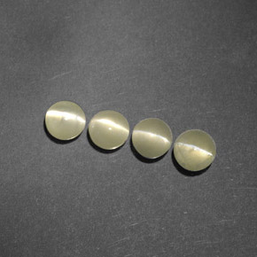 Achetez naturel ct vert chrysoberyl cat's eye gems, transparent, en provenance inde chez gemselect. en stock, livraison internationale!