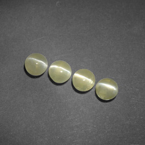 Achetez naturel ct vert chrysoberyl cat's eye gems, transparent, en provenance inde chez gemselect. en stock, livraison internationale!