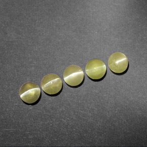 Achetez naturel ct vert chrysoberyl cat's eye gems, transparent, en provenance inde chez gemselect. en stock, livraison internationale!