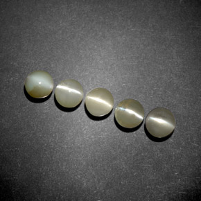 Achetez naturel ct vert chrysoberyl cat's eye gems, transparent, en provenance inde chez gemselect. en stock, livraison internationale!