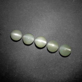 Achetez naturel ct vert chrysoberyl cat's eye gems, transparent, en provenance inde chez gemselect. en stock, livraison internationale!