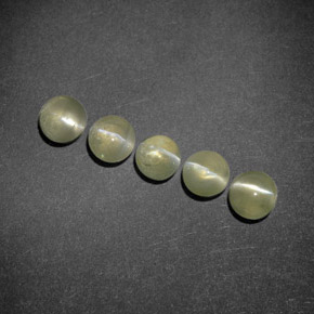 Achetez naturel 2,24ct vert chrysoberyl cat's eye gems, transparent, en provenance inde chez gemselect. en stock, livraison internationale!