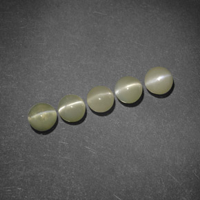 Achetez naturel ct vert chrysoberyl cat's eye gems, transparent, en provenance inde chez gemselect. en stock, livraison internationale!