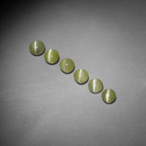 Achetez naturel ct jaune chrysoberyl cat's eye gems, transparent, en provenance inde chez gemselect. en stock, livraison internationale!