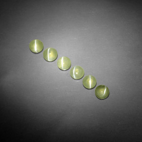 Achetez naturel ct Vert jaunâtre Oeil de Chat Chrysobéryl gems, Transparent, En provenance Inde chez GemSelect. En stock, livraison internationale!