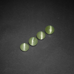 Achetez naturel ct vert chrysoberyl cat's eye gems, transparent, en provenance inde chez gemselect. en stock, livraison internationale!