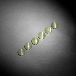 Achetez naturel ct Vert jaunâtre Oeil de Chat Chrysobéryl gems, Transparent, En provenance Inde chez GemSelect. En stock, livraison internationale!