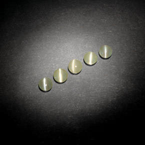 Achetez naturel ct Vert jaunâtre Oeil de Chat Chrysobéryl gems, Transparent, En provenance Inde chez GemSelect. En stock, livraison internationale!