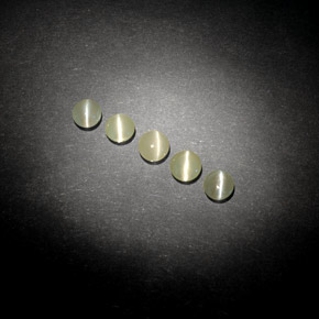 Achetez naturel ct Vert jaunâtre Oeil de Chat Chrysobéryl gems, Transparent, En provenance Inde chez GemSelect. En stock, livraison internationale!