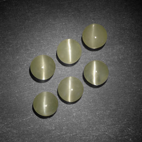 Achetez naturel ct vert chrysobéryl œil de chat gems, transparent, en provenance inde chez gemselect. en stock, livraison internationale!