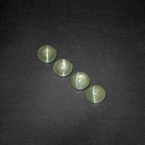 Achetez naturel ct Vert jaunâtre Oeil de Chat Chrysobéryl gems, Transparent, En provenance Inde chez GemSelect. En stock, livraison internationale!