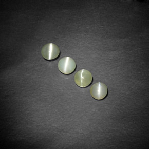 Achetez naturel ct Vert jaunâtre Oeil de Chat Chrysobéryl gems, Transparent, En provenance Inde chez GemSelect. En stock, livraison internationale!