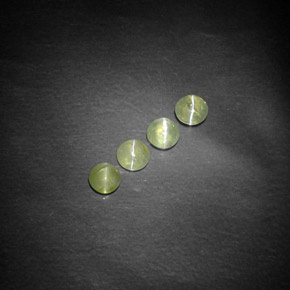 Achetez naturel ct vert chrysoberyl cat's eye gems, transparent, en provenance inde chez gemselect. en stock, livraison internationale!