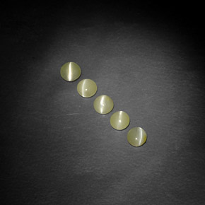 Achetez naturel ct Vert jaunâtre Oeil de Chat Chrysobéryl gems, Transparent, En provenance Inde chez GemSelect. En stock, livraison internationale!