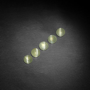 Achetez naturel ct vert chrysoberyl cat's eye gems, transparent, en provenance inde chez gemselect. en stock, livraison internationale!