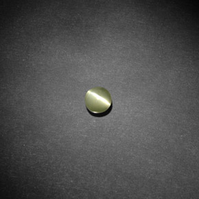 Chrysoberyl cat's eye vert naturelle transparent, 0,66 ct, transparent / translucide