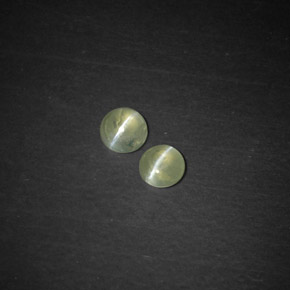 Achetez naturel ct vert chrysoberyl cat's eye gems, transparent, en provenance inde chez gemselect. en stock, livraison internationale!