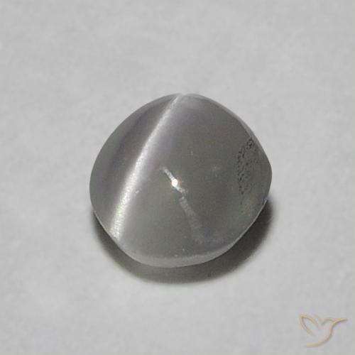 Oeil de Chat Chrysobéryl Vert moyen naturelle Tour, 0.22 ct, Translucide