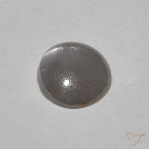 Oeil de Chat Chrysobéryl Vert moyen naturelle ovale, 0.62 ct, Opaque