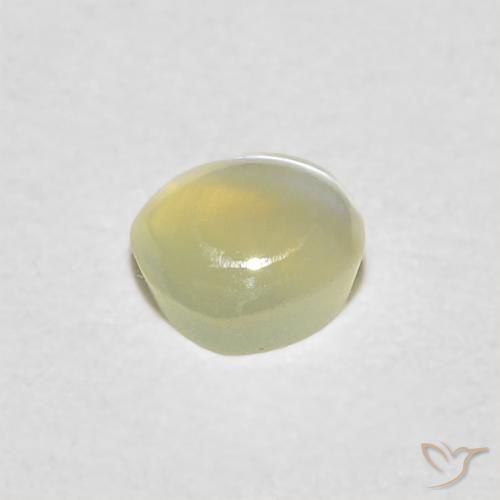 Oeil de Chat Chrysobéryl Jaune clair naturelle Tour, 0.29 ct, Translucide