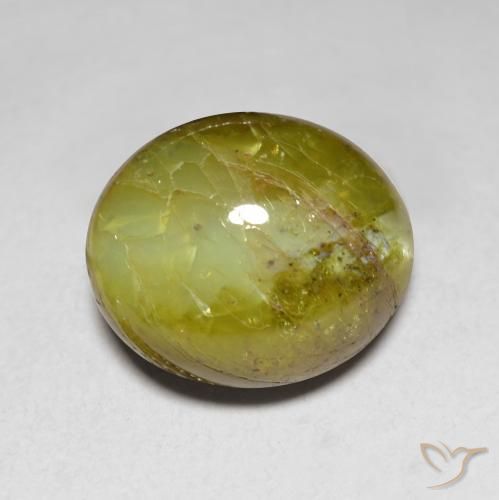7.76ct Naturel Jaune citron Oeil de Chat Chrysobéryl, ovale, Translucide