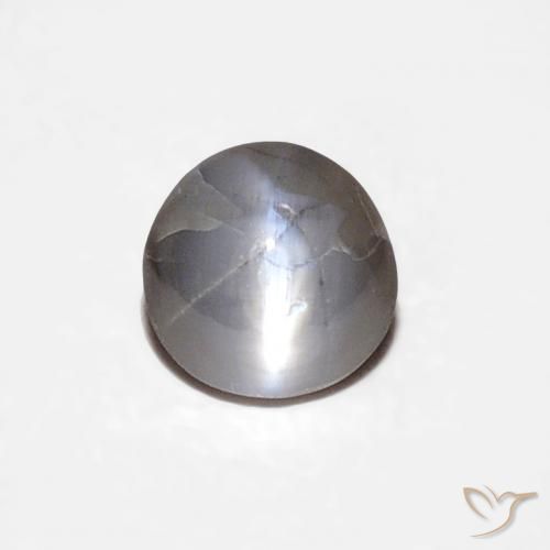 0.29ct Naturel Medium Dark-Grey Oeil de Chat Chrysobéryl, ovale, Opaque