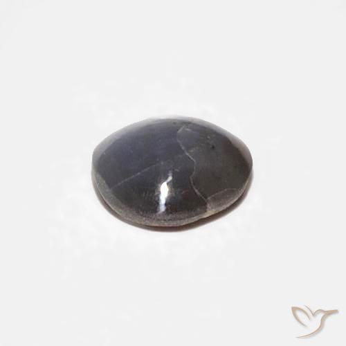 Oeil de Chat Chrysobéryl Medium Dark-Grey naturelle ovale, 0.29 ct, Opaque