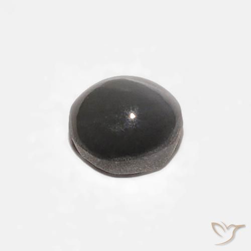 Oeil de Chat Chrysobéryl Gris très clair naturelle ovale, 0.38 ct, Opaque