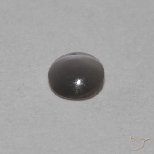 Oeil de Chat Chrysobéryl Gris moyen naturelle Coupe ovale, 0.15 ct, Opaque