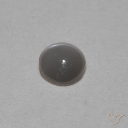 Oeil de Chat Chrysobéryl Noir grisâtre naturelle ovale, 0.22 ct, Opaque
