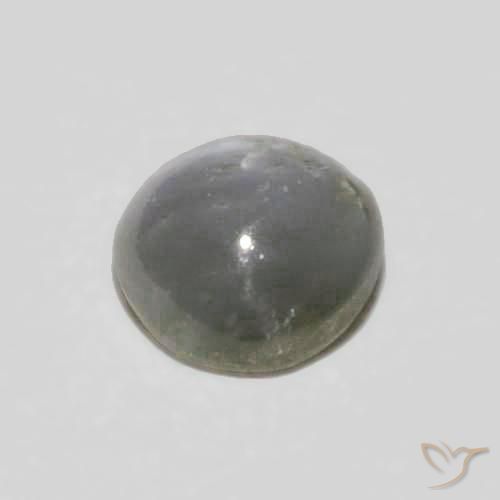 Oeil de Chat Chrysobéryl Gris très clair naturelle ovale, 0.30 ct, Opaque