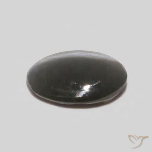 Oeil de Chat Chrysobéryl Gris moyen naturelle ovale, 0.25 ct, Opaque