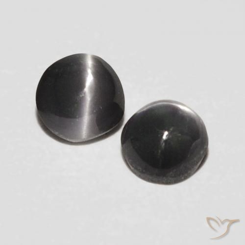 Shop natural 0.41ct Gris foncé Oeil de Chat Chrysobéryl gems, ovale, from Sri Lanka at GemSelect. In stock, global shipping!