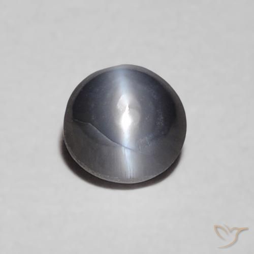 0.36ct Naturel Gris Oeil de Chat Chrysobéryl, ovale, Opaque