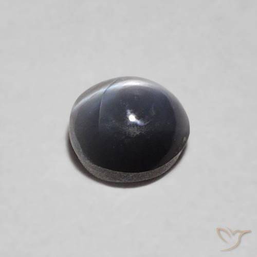 Oeil de Chat Chrysobéryl Gris naturelle ovale, 0.36 ct, Opaque