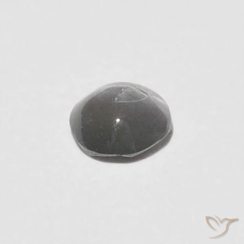 Oeil de Chat Chrysobéryl Medium Dark-Grey naturelle Tour, 0.16 ct, Opaque