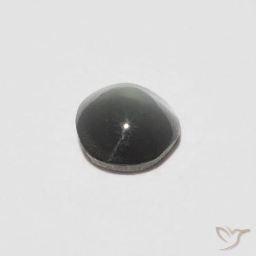 Oeil de Chat Chrysobéryl Gris verdâtre pâle naturelle ovale, 0.16 ct, Opaque