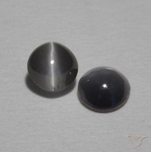 Shop natural 0.52ct Noir Gris Oeil de Chat Chrysobéryl gems, ovale, from Sri Lanka at GemSelect. In stock, global shipping!