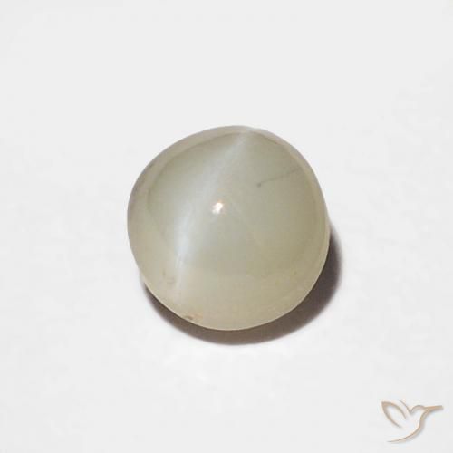 Oeil de Chat Chrysobéryl Gris moyen naturelle Tour, 0.44 ct, Opaque