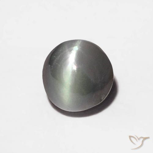 Oeil de Chat Chrysobéryl Gris léger naturelle Tour, 0.35 ct, Opaque