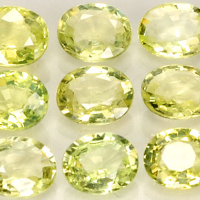 Achetez naturel ct jaune chrysobéryl gems, coupe ovale, en provenance pakistan chez gemselect. en stock, livraison internationale!