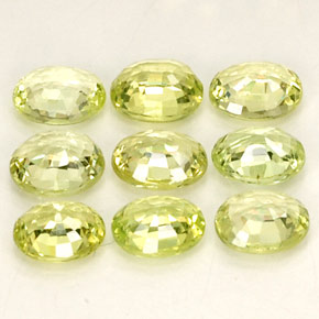 Achetez naturel ct jaune chrysobéryl gems, coupe ovale, en provenance pakistan chez gemselect. en stock, livraison internationale!