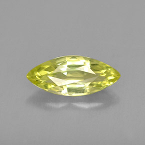 Chrysobéryl Citron naturelle Marquise, 0.77 ct, VVS-VS