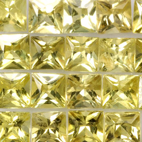 Achetez naturel ct jaune chrysobéryl gems, carré, en provenance pakistan chez gemselect. en stock, livraison internationale!
